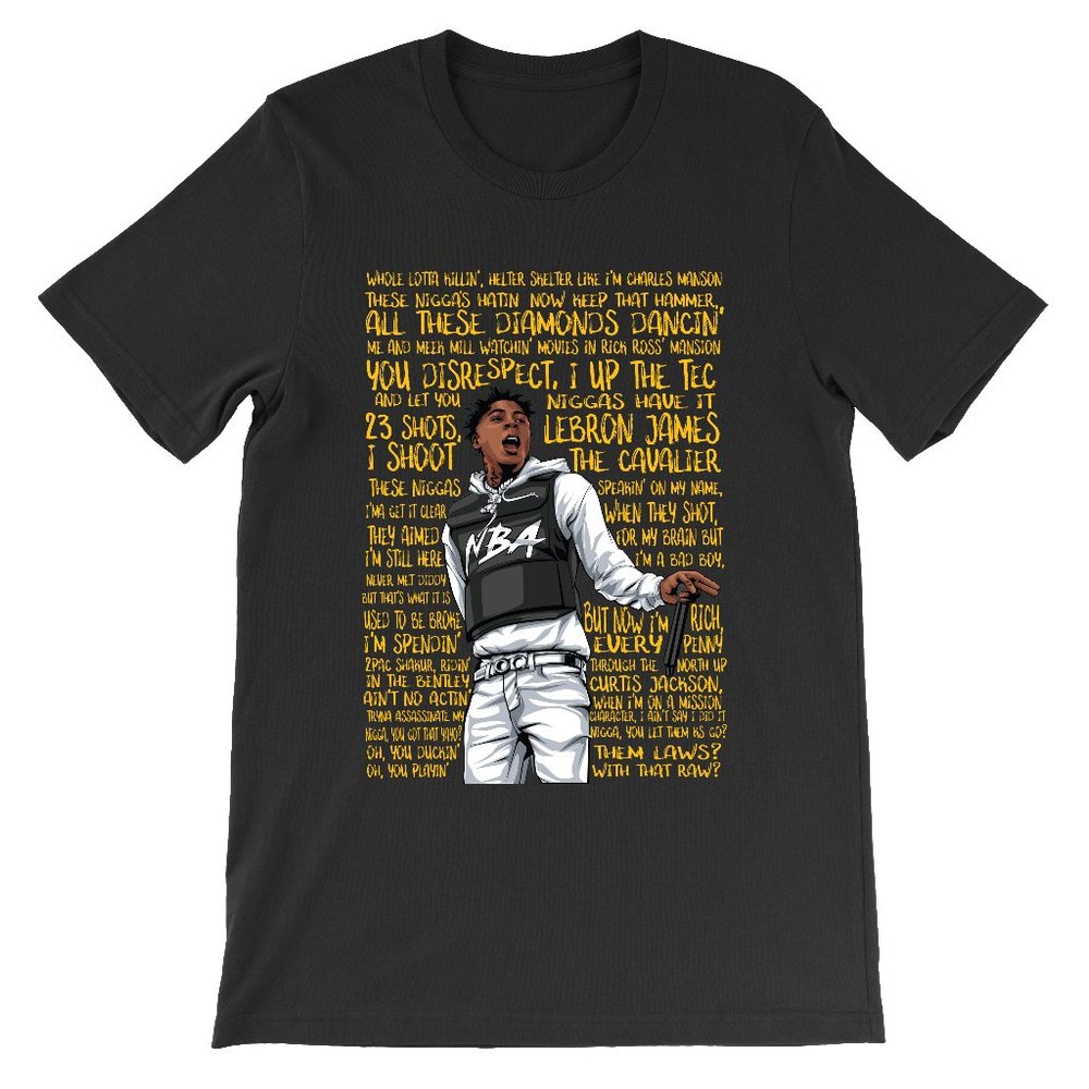 NBA Young Boy Lyric tee